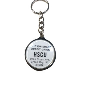Hudson Sharp Credit Union Green Bay Wisconsin Mail Box Return Keychain